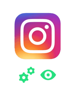 Instagram automatische views kopen logo