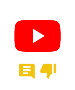 YouTube reactie dislikes kopen logo