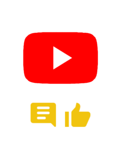 YouTube reactie likes kopen logo