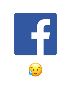Facebook sad likes kopen logo