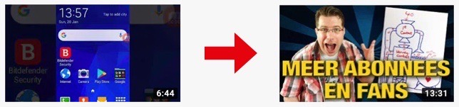 YouTube thumbnail verbeteren