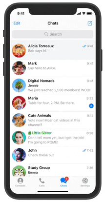 Telegram groepsleden app